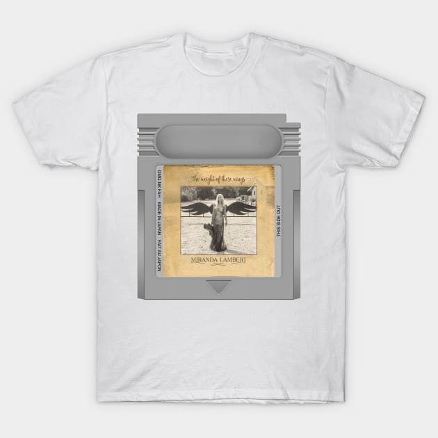 The Weight of These Wings Game Cartridge T-Shirt by PopCarts